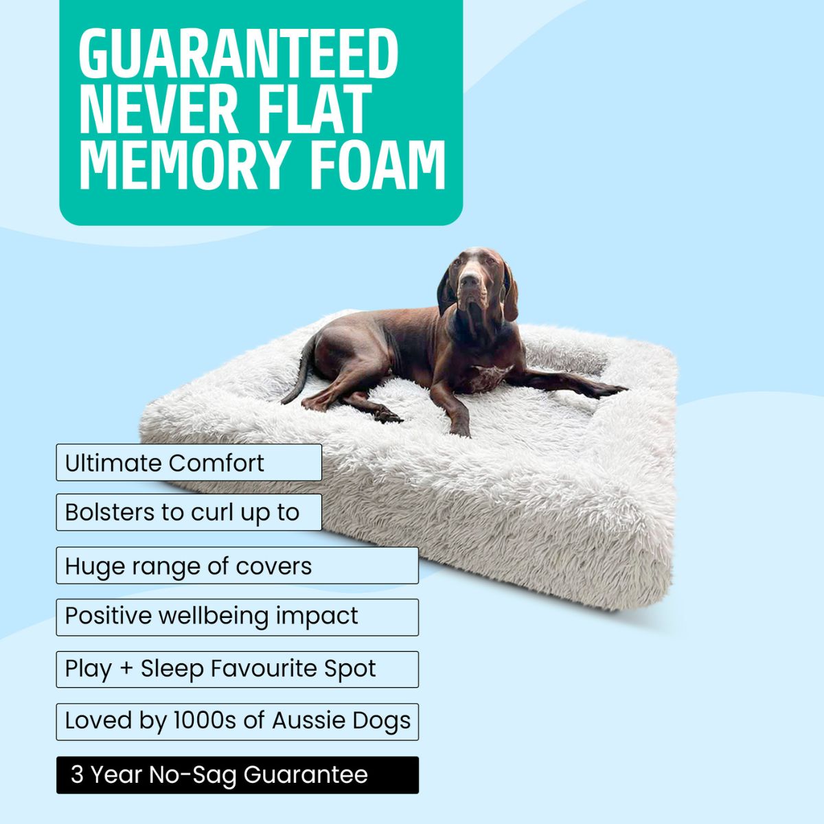 is memory foam good for dogs to sleep on