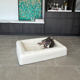 Memory Foam Dog Bed - Cooling Natural